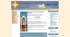 Desktop Screenshot of gereformeerdekerkbleiswijk.nl