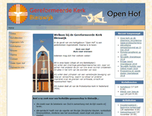 Tablet Screenshot of gereformeerdekerkbleiswijk.nl